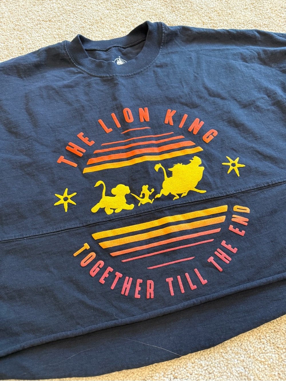 Disney Lion King Spirit Jersey S Hakuna Matata Together Till The End 100% Cotton